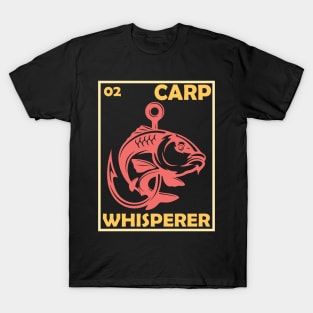 Carp Fishing Whisperer- carp Fishing-Fishing T-Shirt